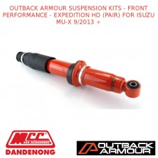 OUTBACK ARMOUR SUSPENSION KITS FRONT-EXPEDITION HD PAIR FITS ISUZU MU-X 9/2013+